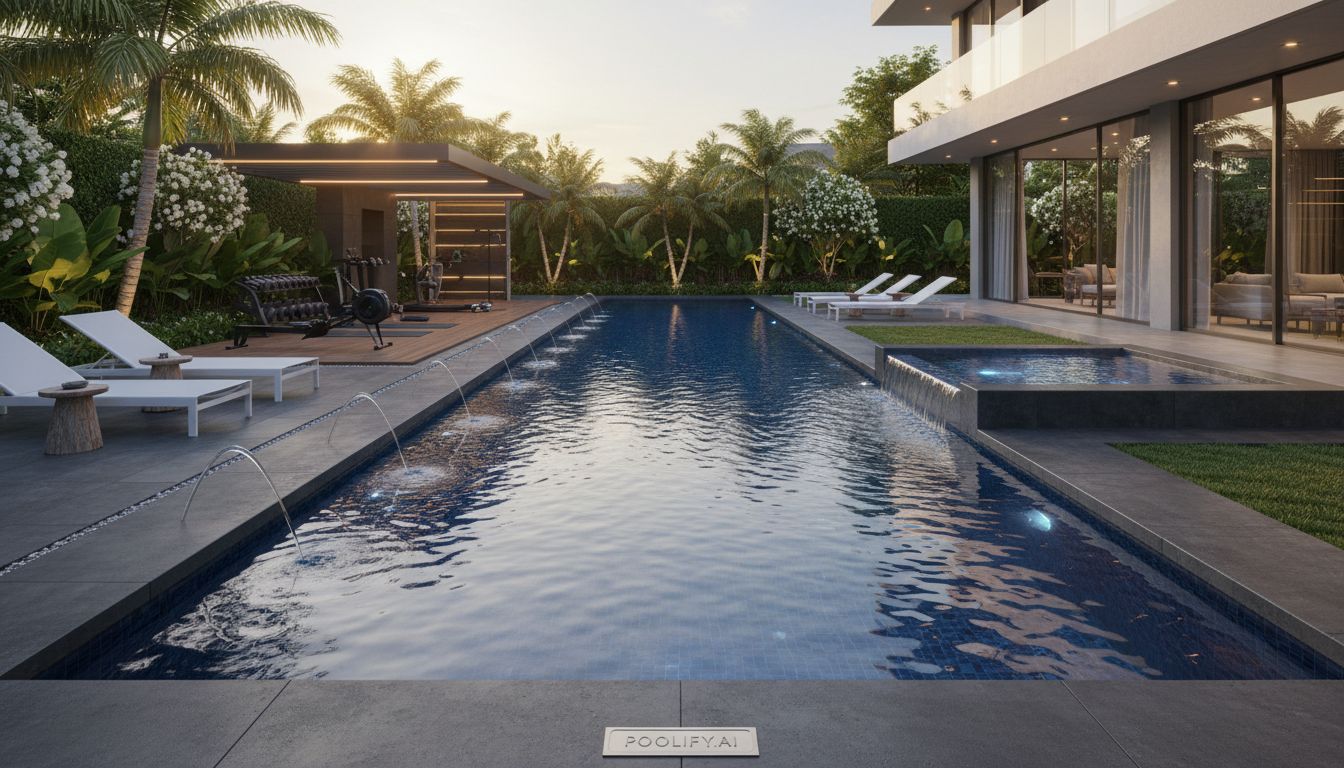 Lap Pools: Fitness-Focused Luxury Design - luxury backyard pool ideas