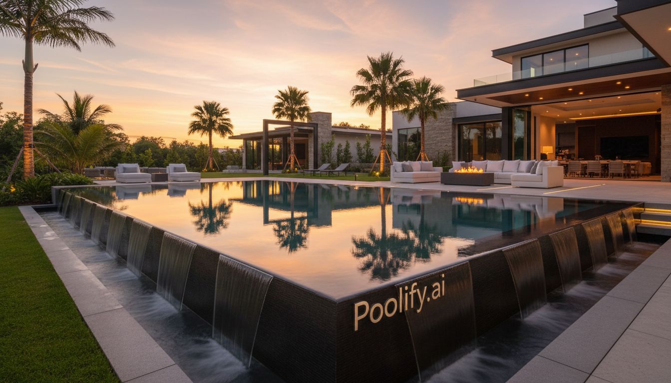 Perimeter Overflow Pools: Ultimate Luxury Aesthetics - luxury backyard pool ideas