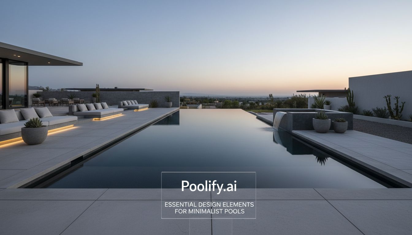 Essential Design Elements for Minimalist Pools - minimalist pool designs
