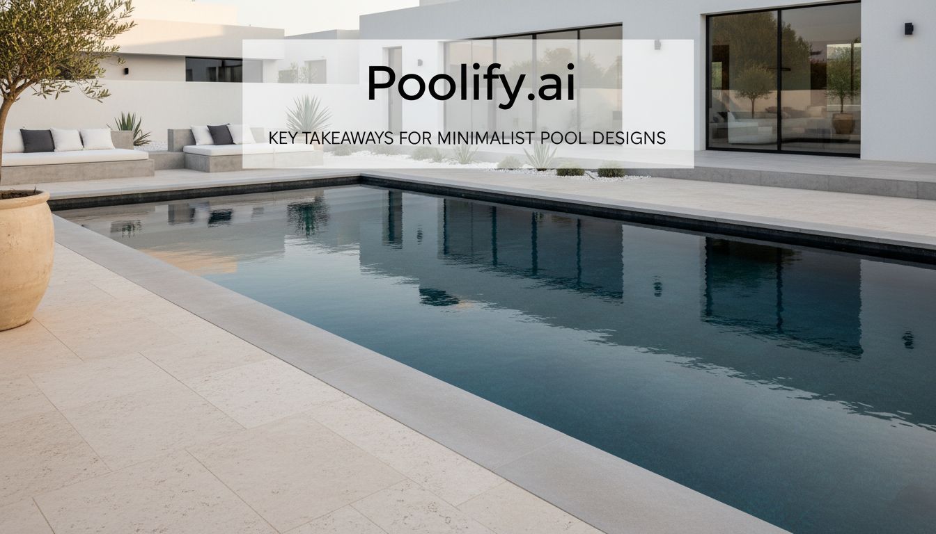 Key Takeaways for Minimalist Pool Designs - minimalist pool designs
