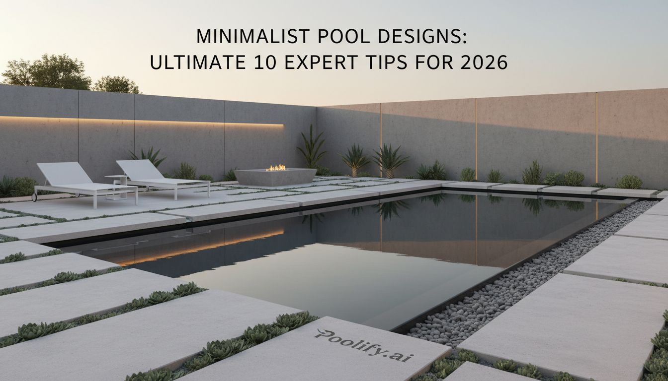 minimalist pool designs