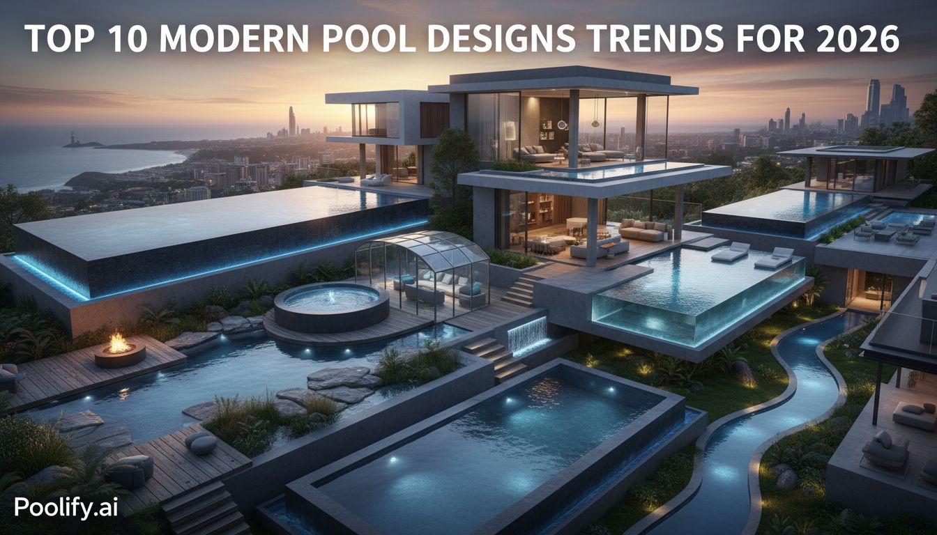 Top 10 Modern Pool Designs Trends for 2026 - modern pool designs