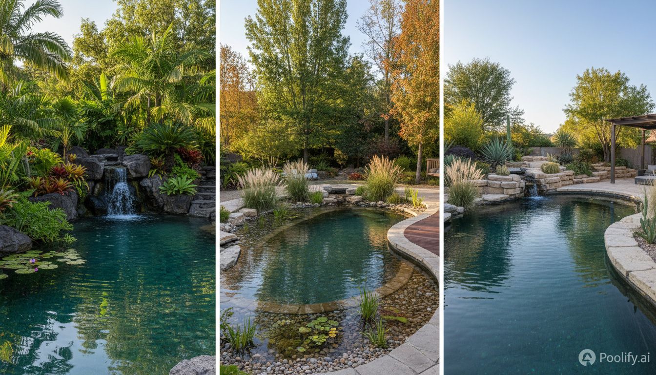 Designing for Different Climate Zones - natural pool designs