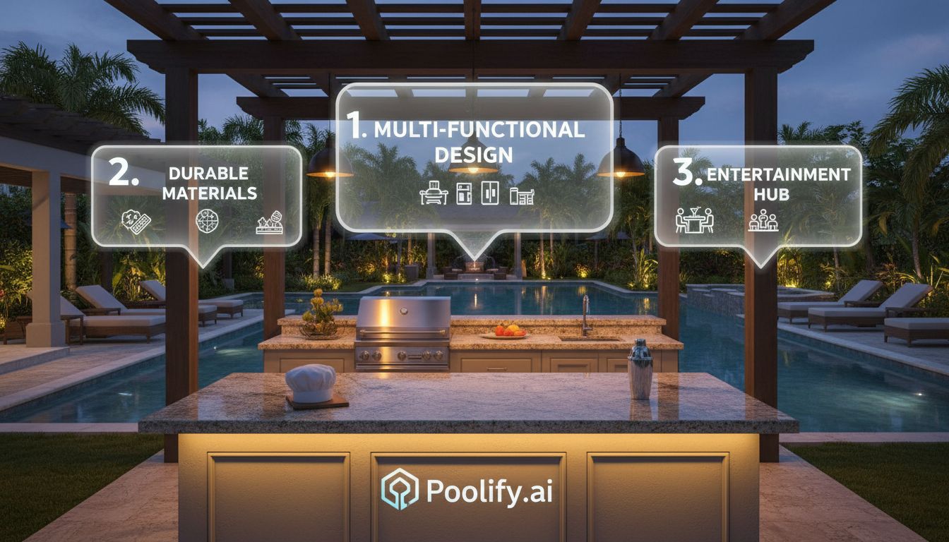 Key Takeaways - outdoor pool kitchen