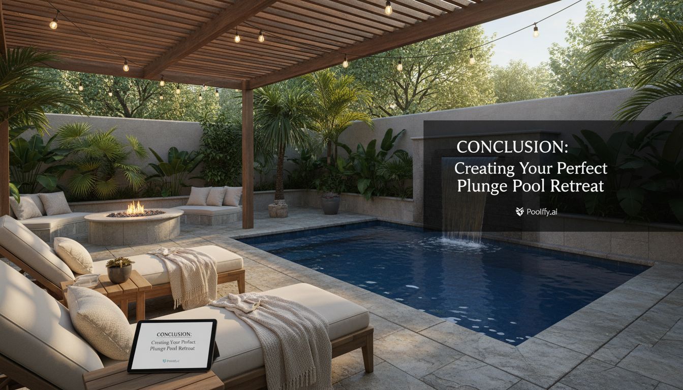 Conclusion: Creating Your Perfect Plunge Pool Retreat - plunge pool ideas