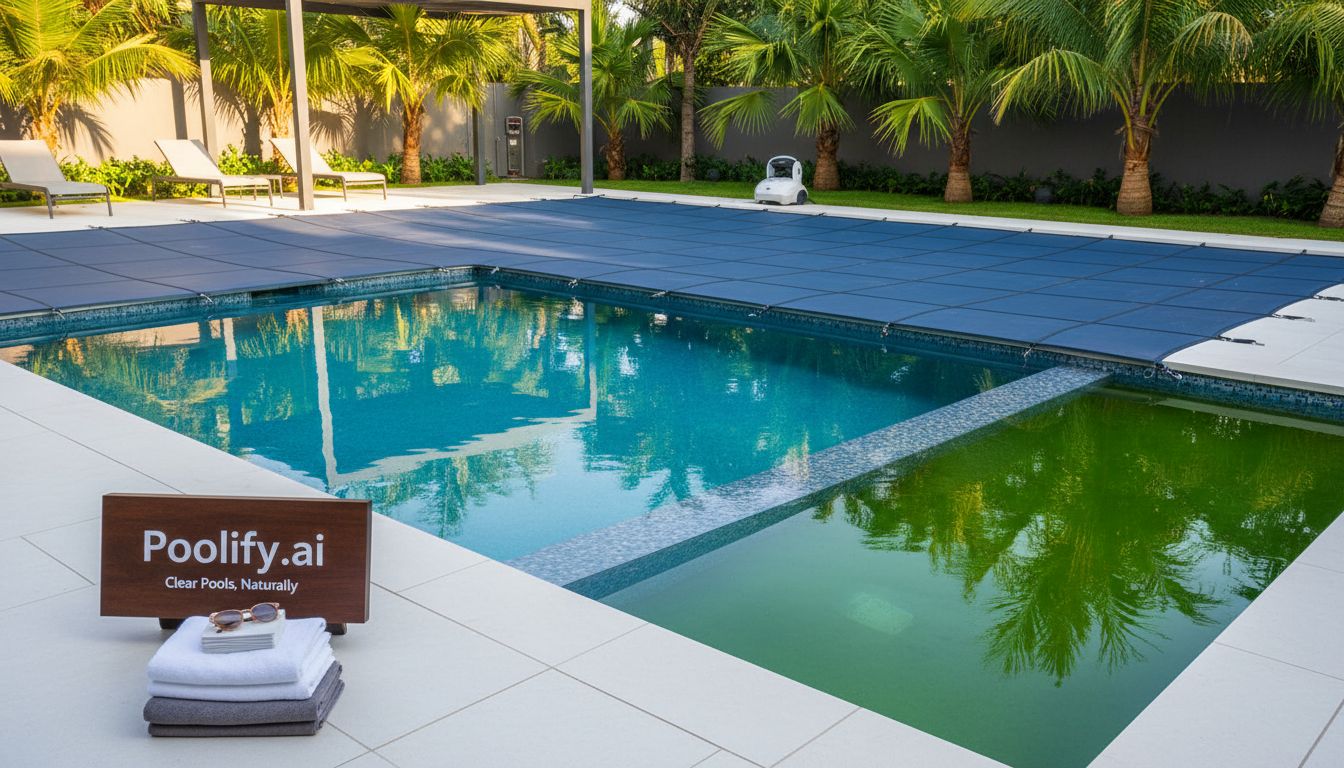 Pool Cover Benefits for Algae Prevention - pool algae prevention