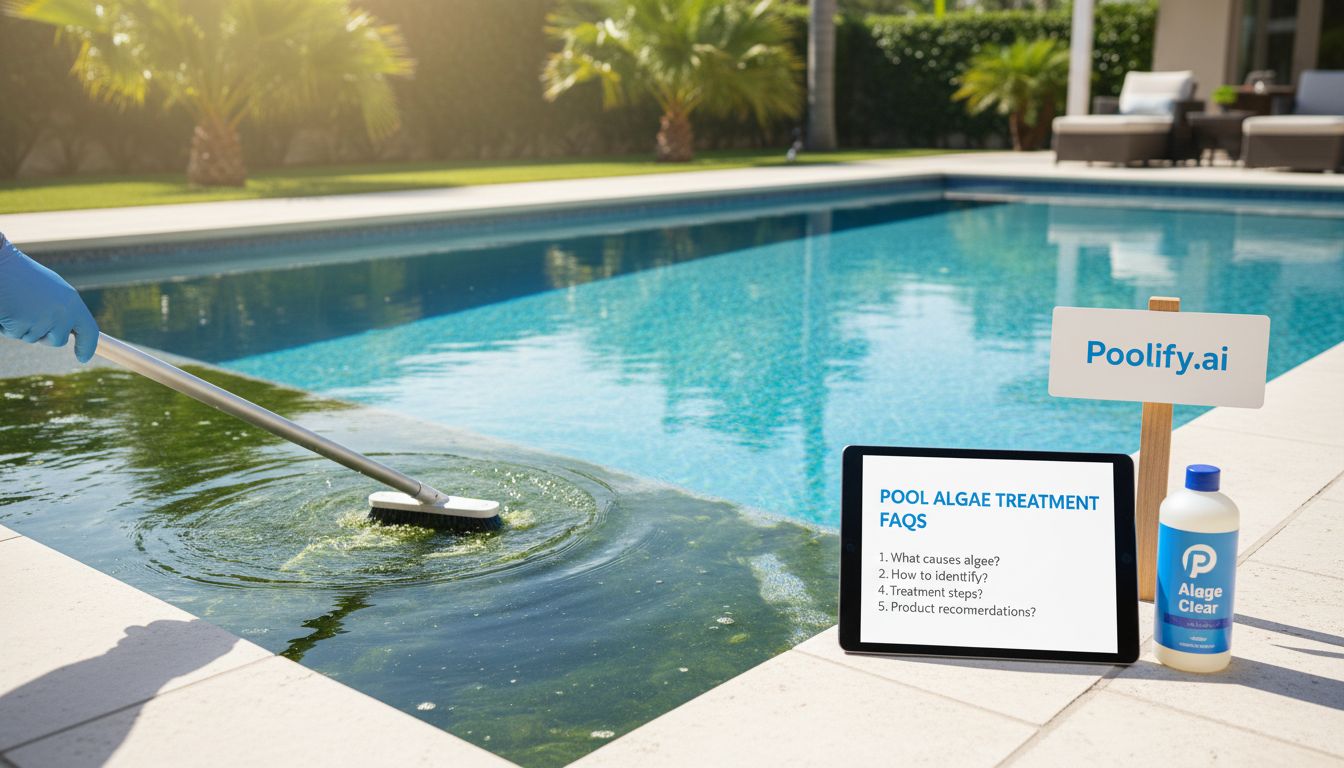Pool Algae Treatment FAQs - pool algae treatment