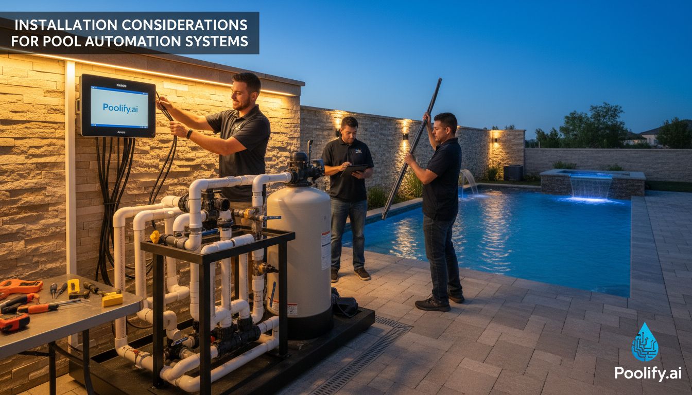 Installation Considerations for Pool Automation Systems - pool automation systems