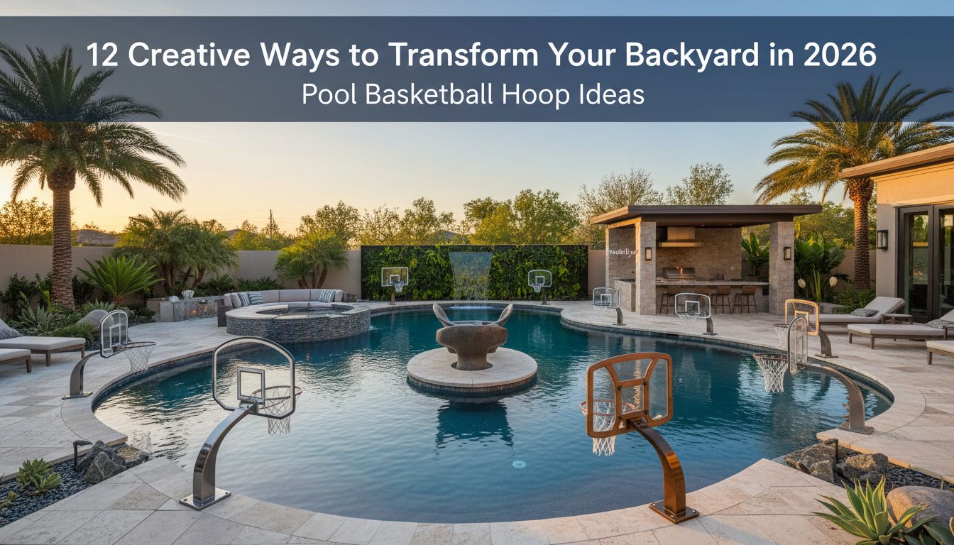 pool basketball hoop ideas