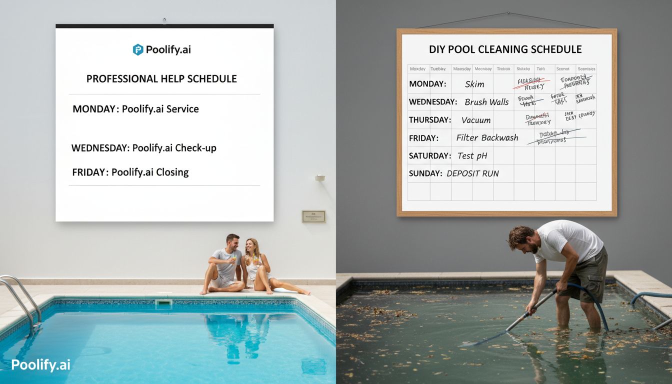 Professional Help vs. DIY Pool Cleaning Schedule - pool cleaning schedule