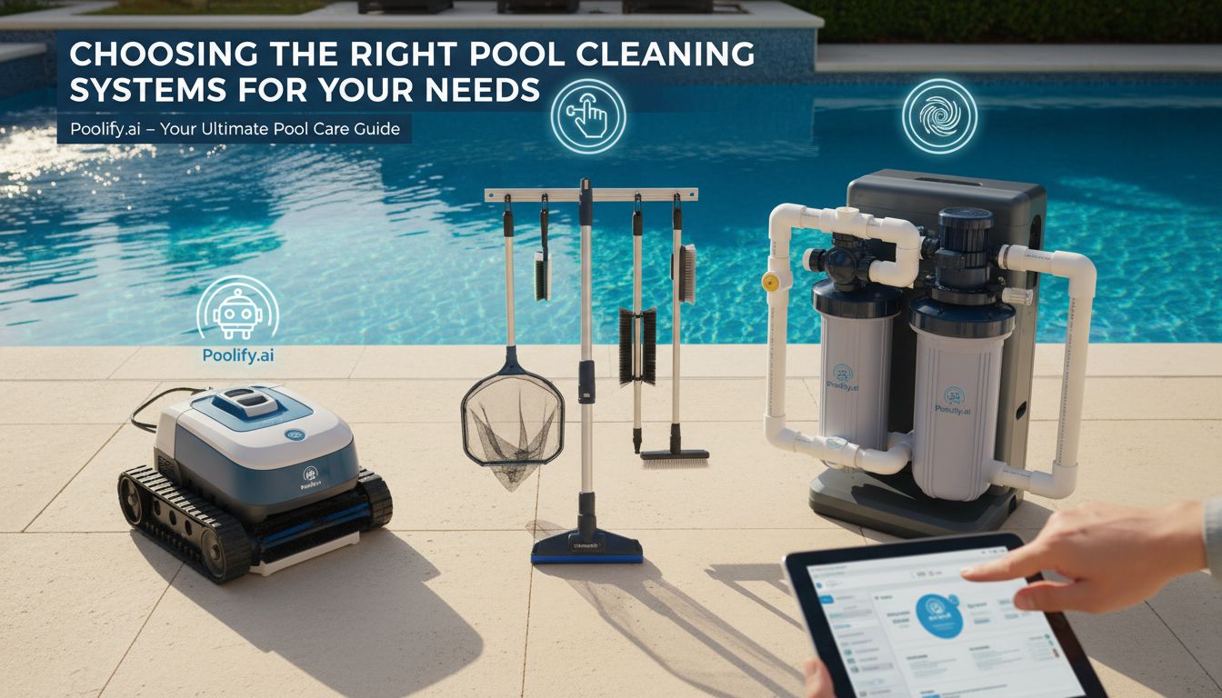 Choosing the Right Pool Cleaning Systems for Your Needs - pool cleaning systems