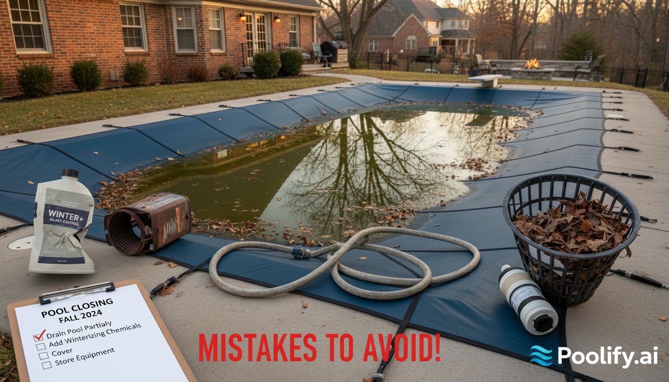 Common Pool Closing Checklist Fall Mistakes to Avoid - pool closing checklist fall