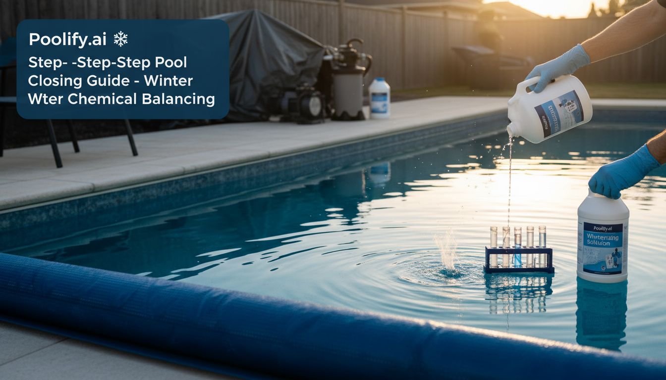 Step-by-Step Pool Closing Guide Winter Chemical Balancing - pool closing guide winter