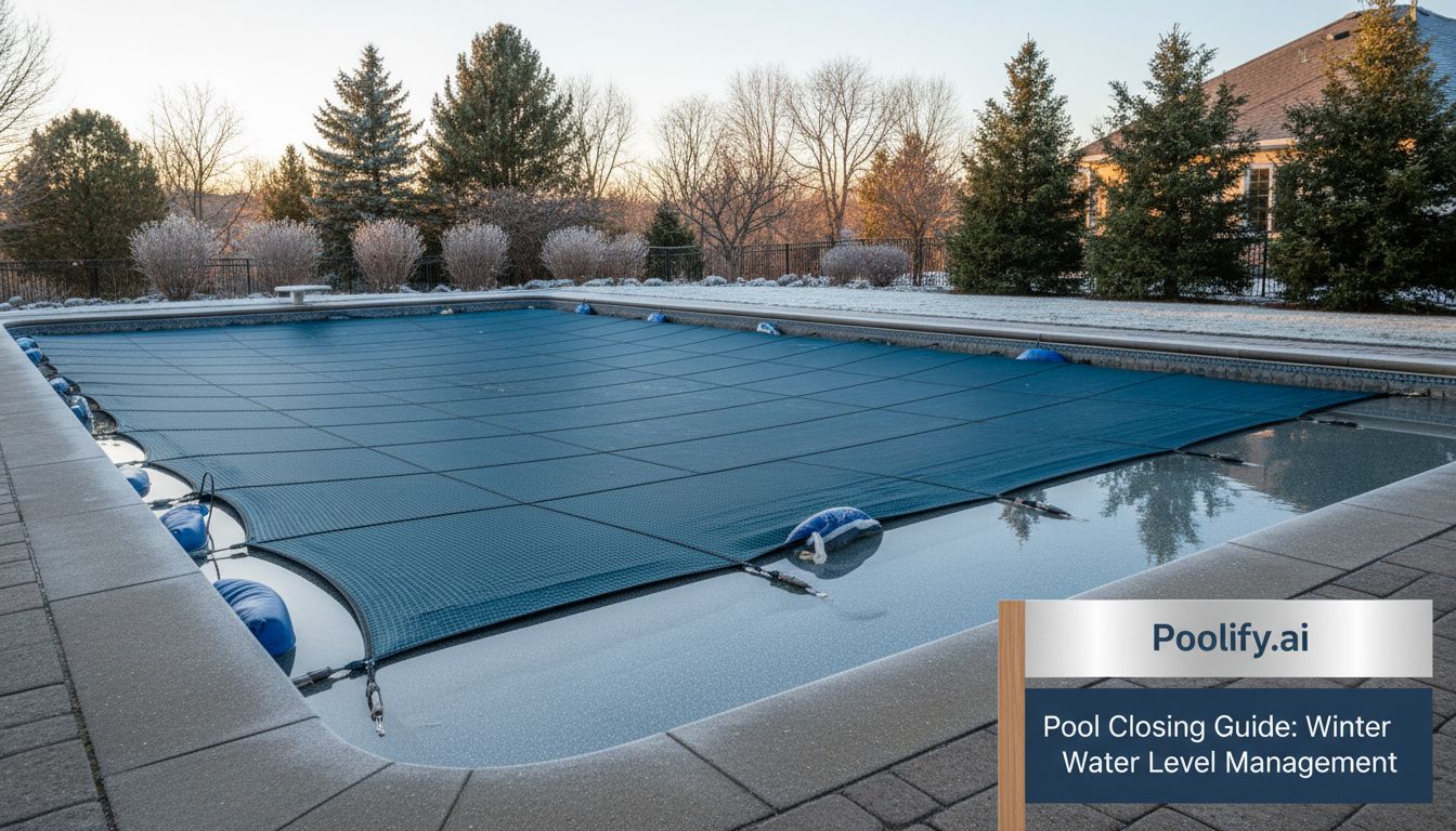 Pool Closing Guide Winter Water Level Management - pool closing guide winter