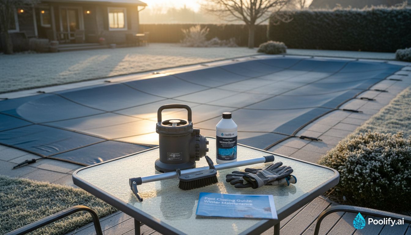 Pool Closing Guide Winter Maintenance Tasks - pool closing guide winter