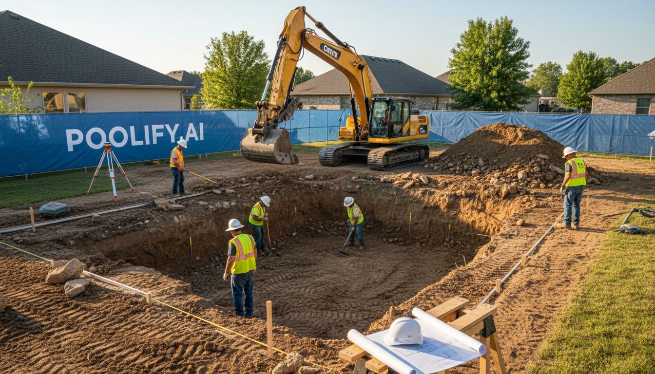 Excavation and Site Preparation Expenses - pool construction cost