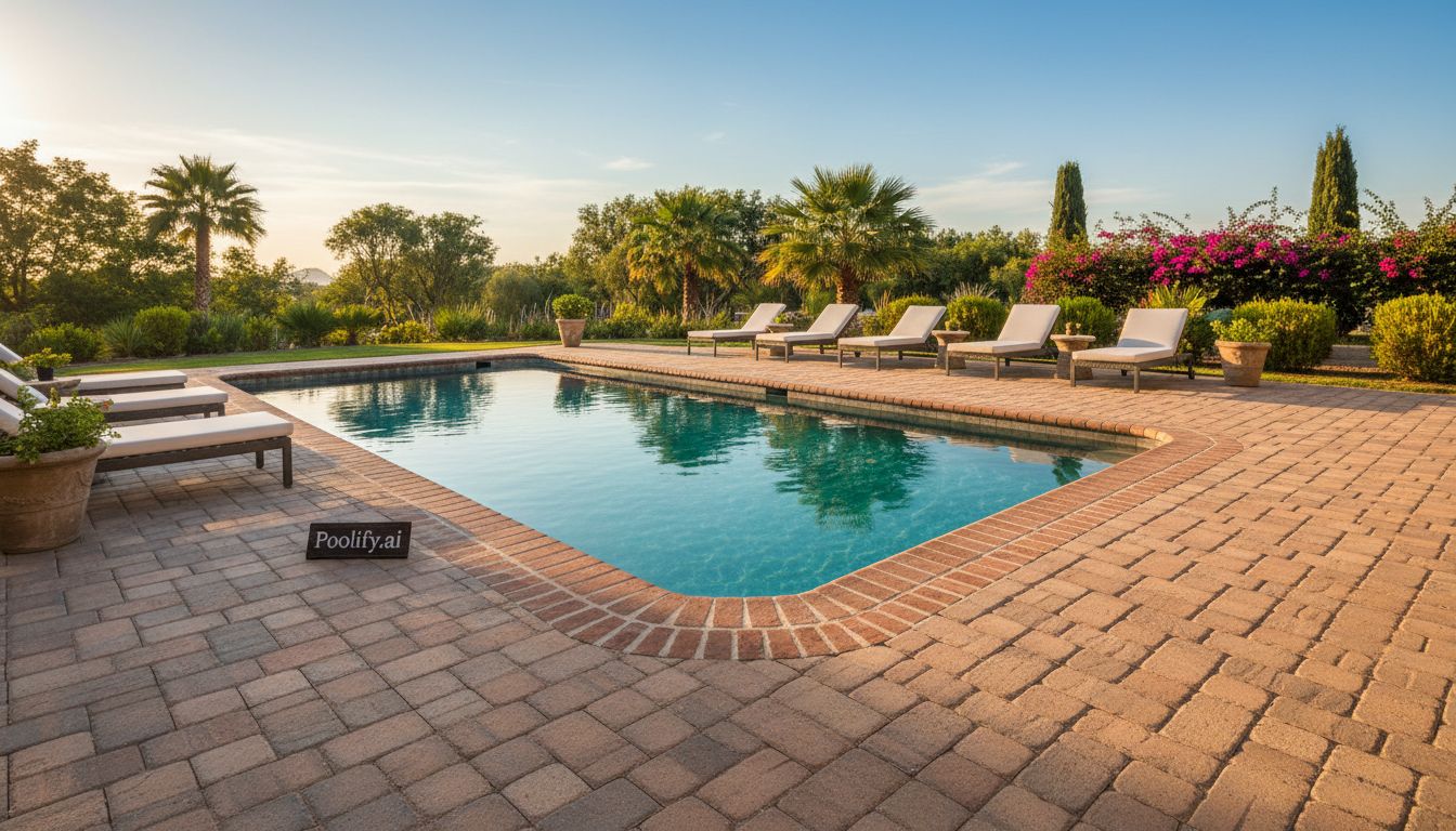 Brick and Pavers: Classic Pool Coping Ideas - pool coping ideas