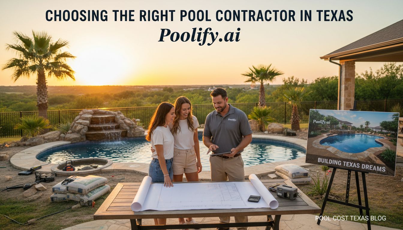 Choosing the Right Pool Contractor in Texas - pool cost texas