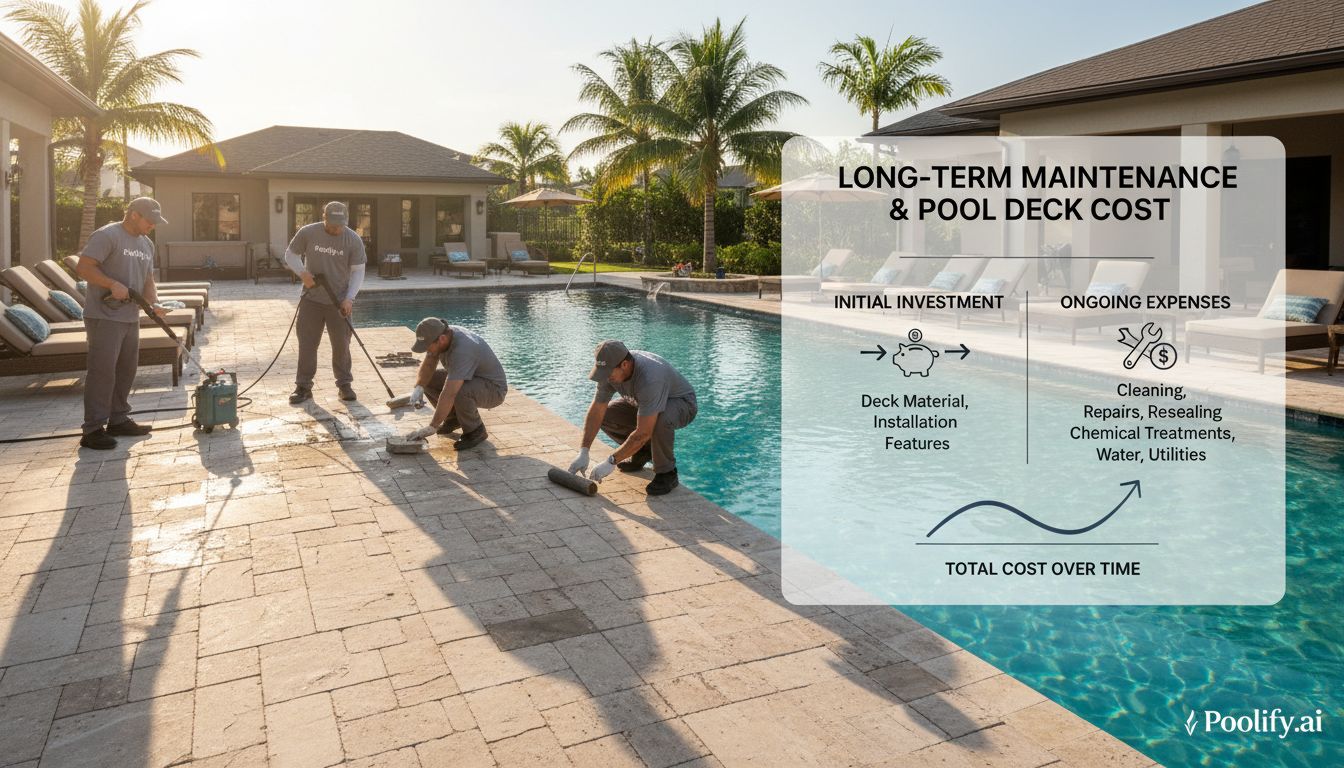 Long-Term Maintenance and Pool Deck Cost - pool deck cost