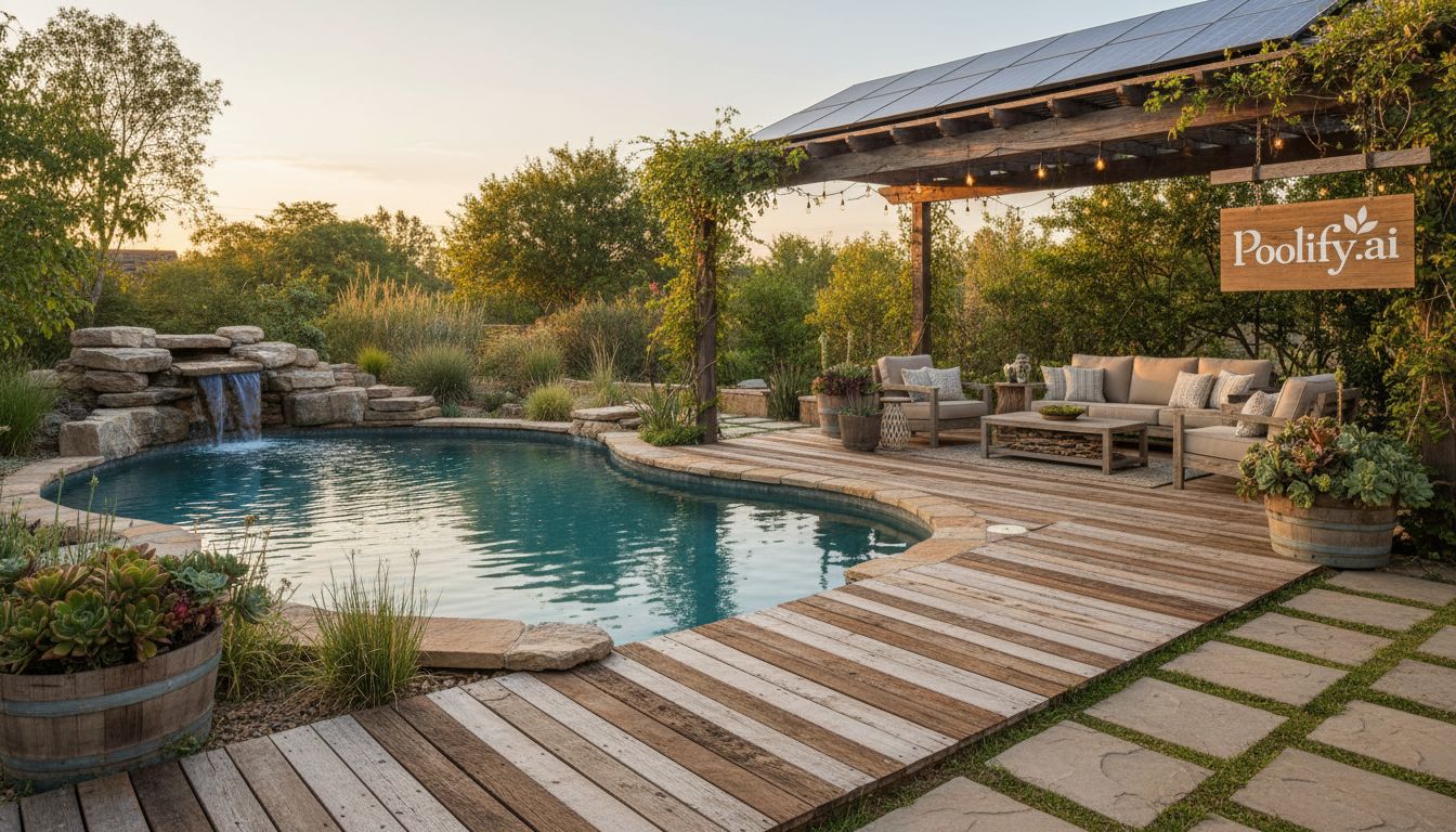 Sustainable and Eco-Friendly Pool Deck Ideas - pool deck ideas