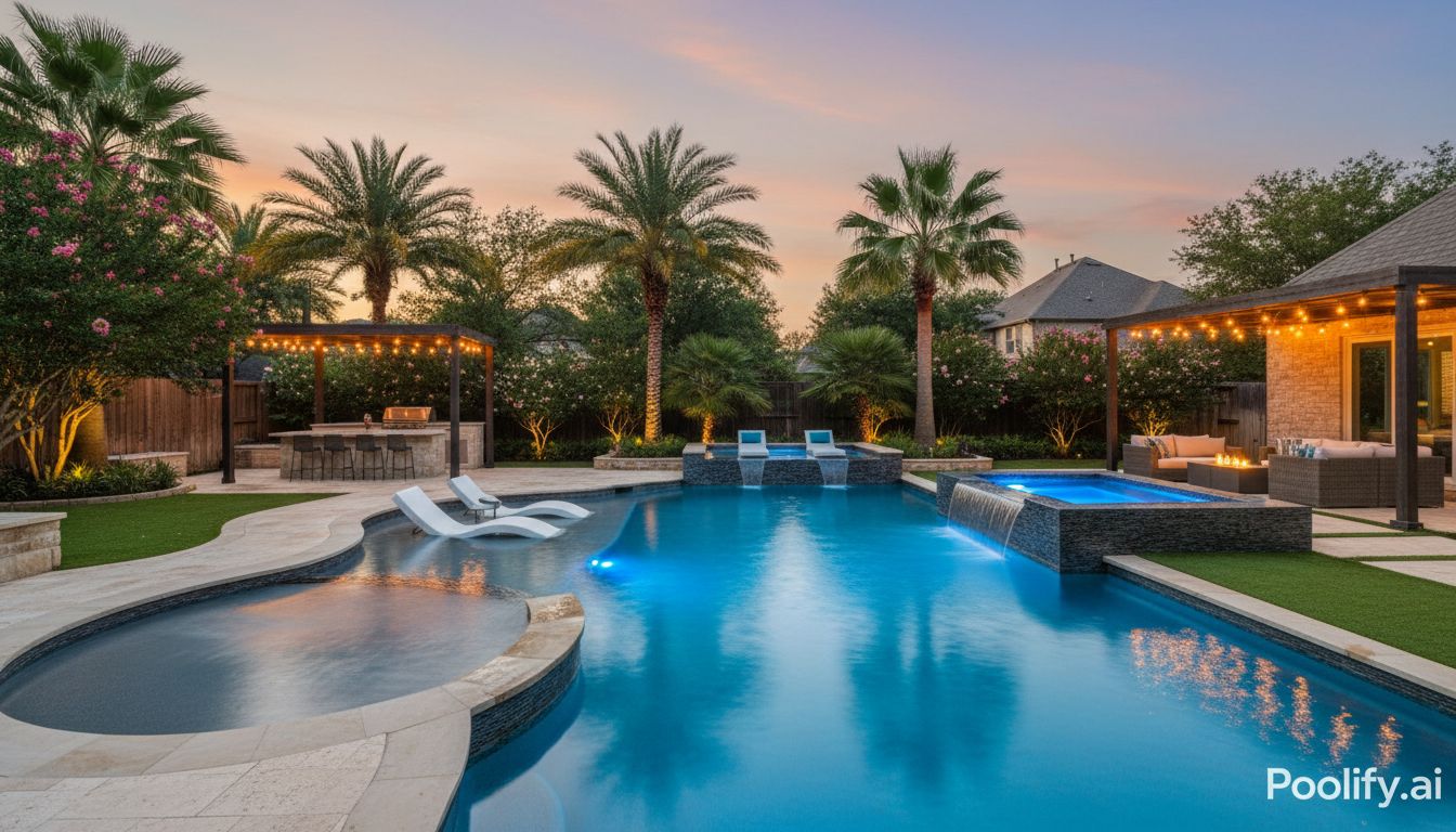 Popular Pool Design Houston Styles and Trends - pool design houston