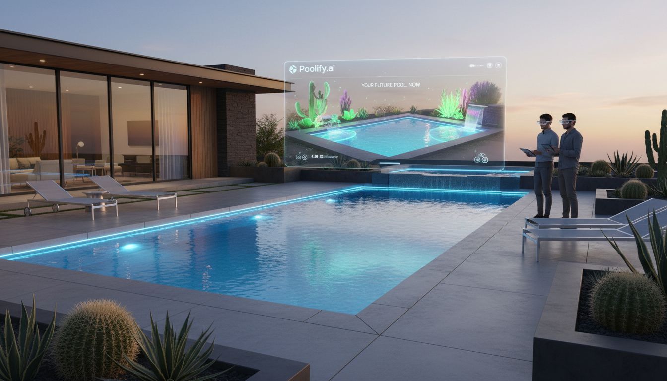 Modern Pool Design Preview Technologies - pool design preview