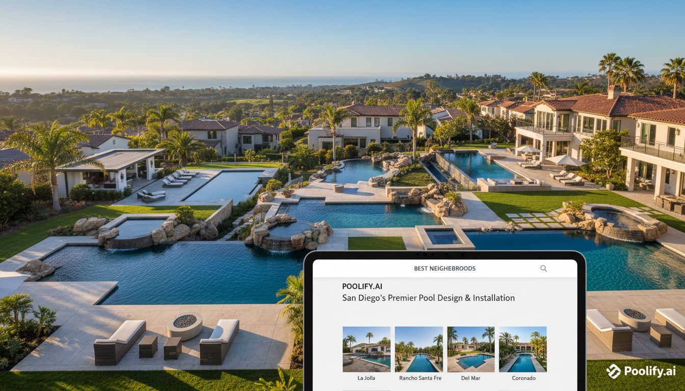 Best San Diego Neighborhoods for Pool Installation - pool design san diego