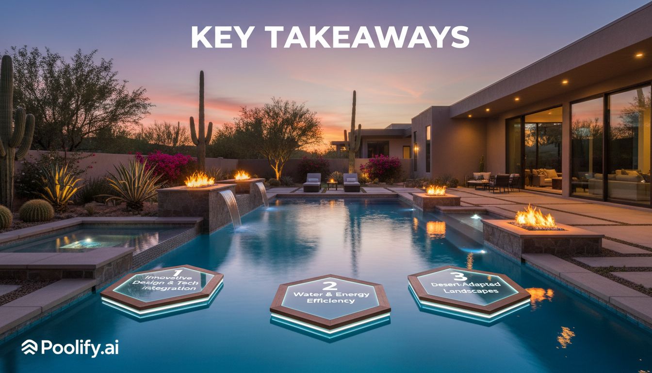 Key Takeaways - pool design scottsdale