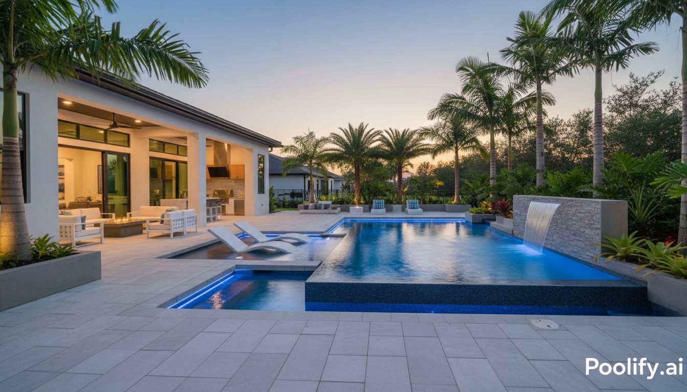 Essential Elements of Modern Pool Design Tampa Homeowners Choose - pool design tampa