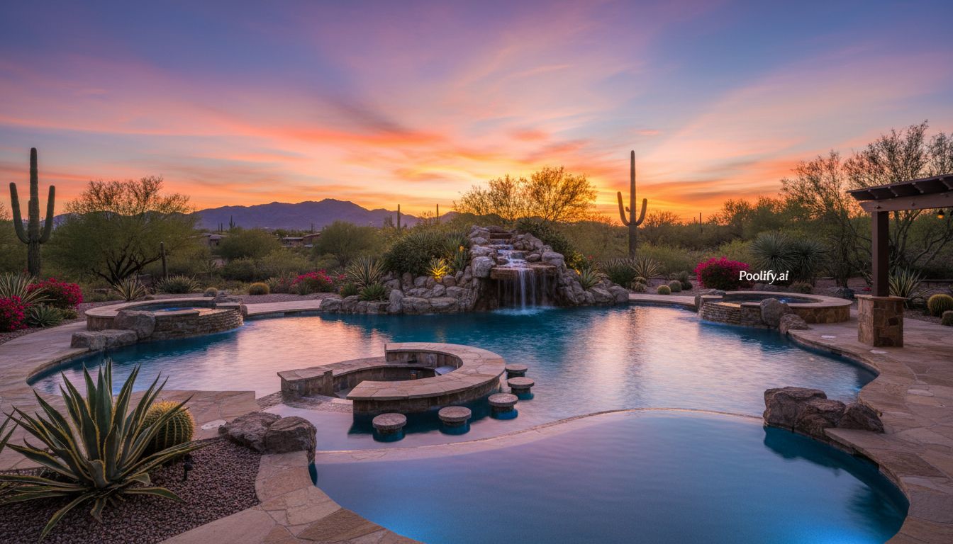 Popular Pool Features for Tucson's Desert Climate - pool design tucson
