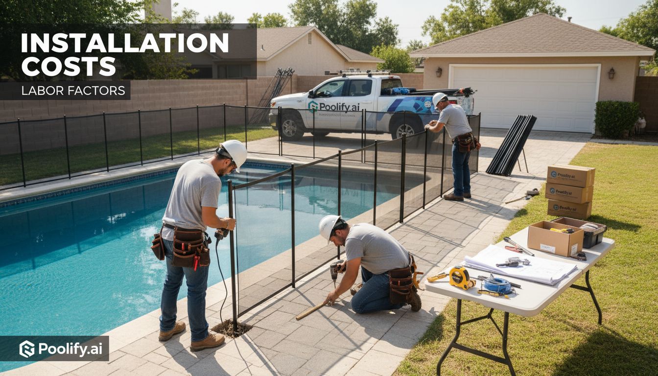 Installation Costs and Labor Factors - pool fence cost