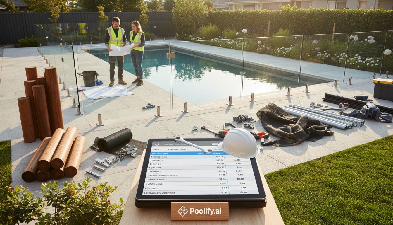 Additional Pool Fence Cost Factors - pool fence cost