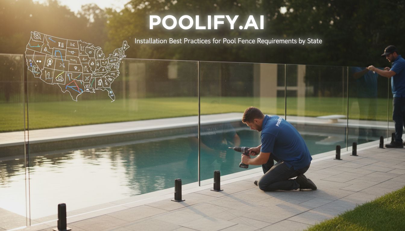 Installation Best Practices for Pool Fence Requirements by State - pool fence requirements by state