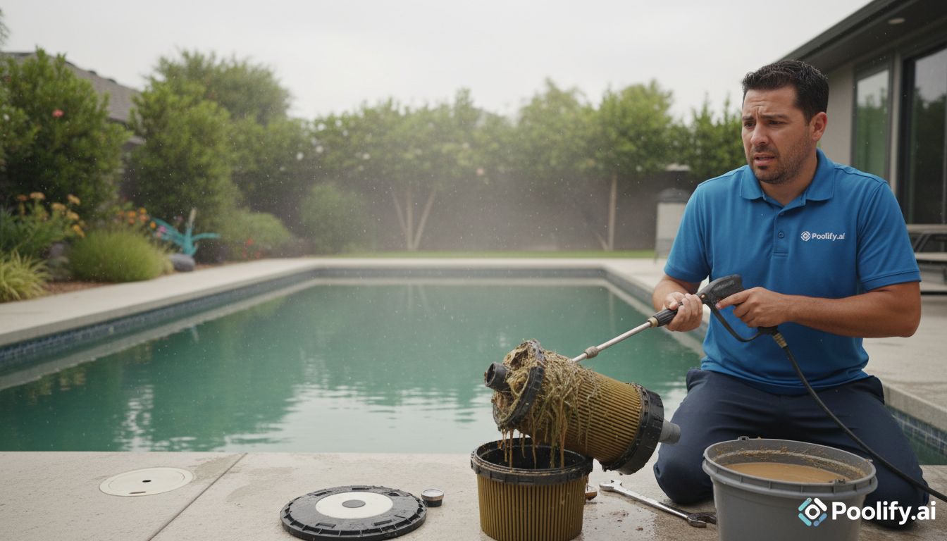 Cloudy Water and Pool Filter Problems - pool filter problems