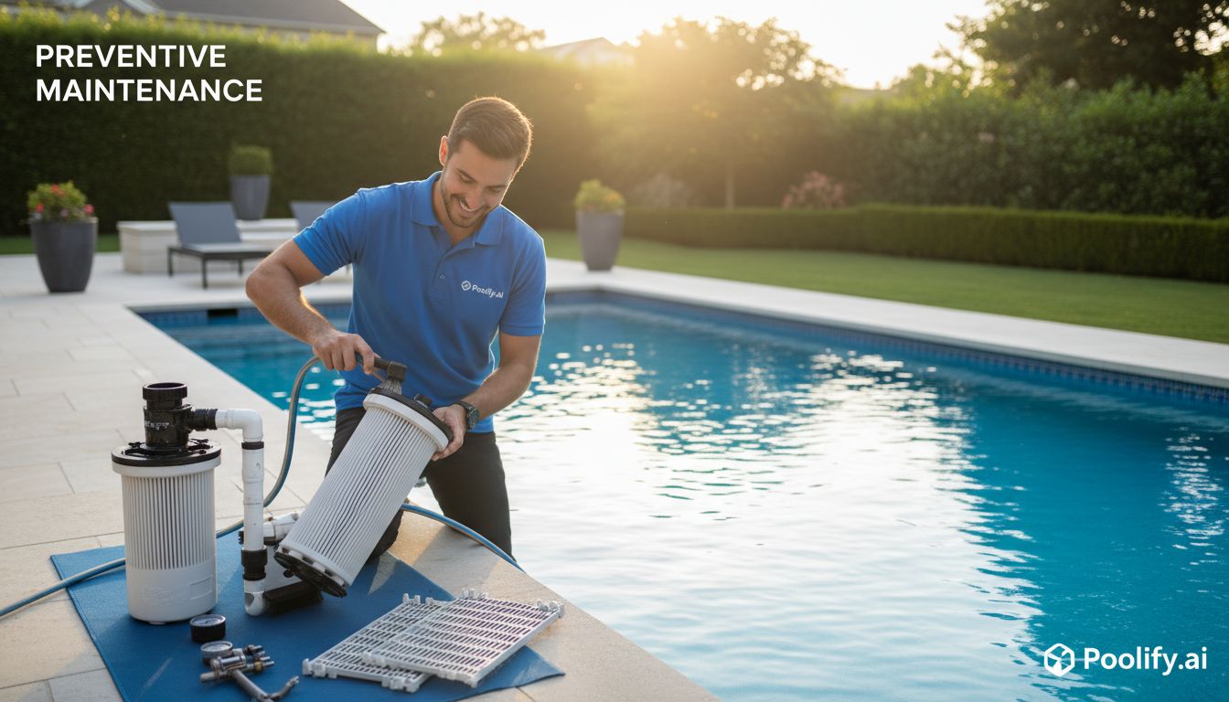Preventive Maintenance to Avoid Pool Filter Problems - pool filter problems