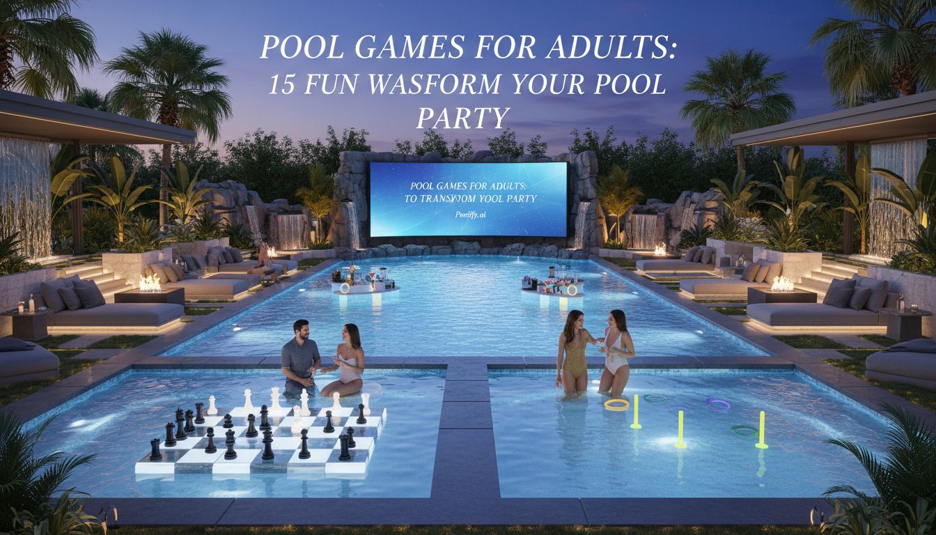 pool games for adults