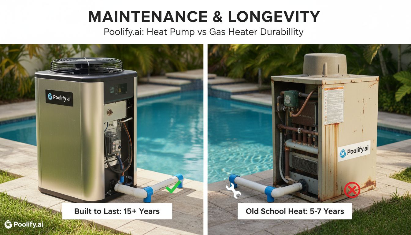 Maintenance and Longevity: Pool Heat Pump vs Gas Heater Durability - pool heat pump vs gas heater
