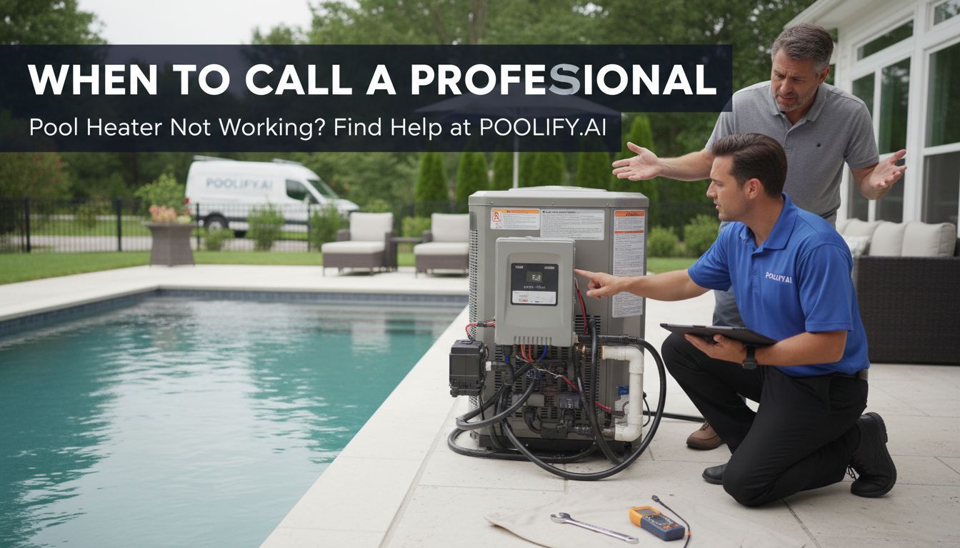 When to Call a Professional for Pool Heater Not Working - pool heater not working