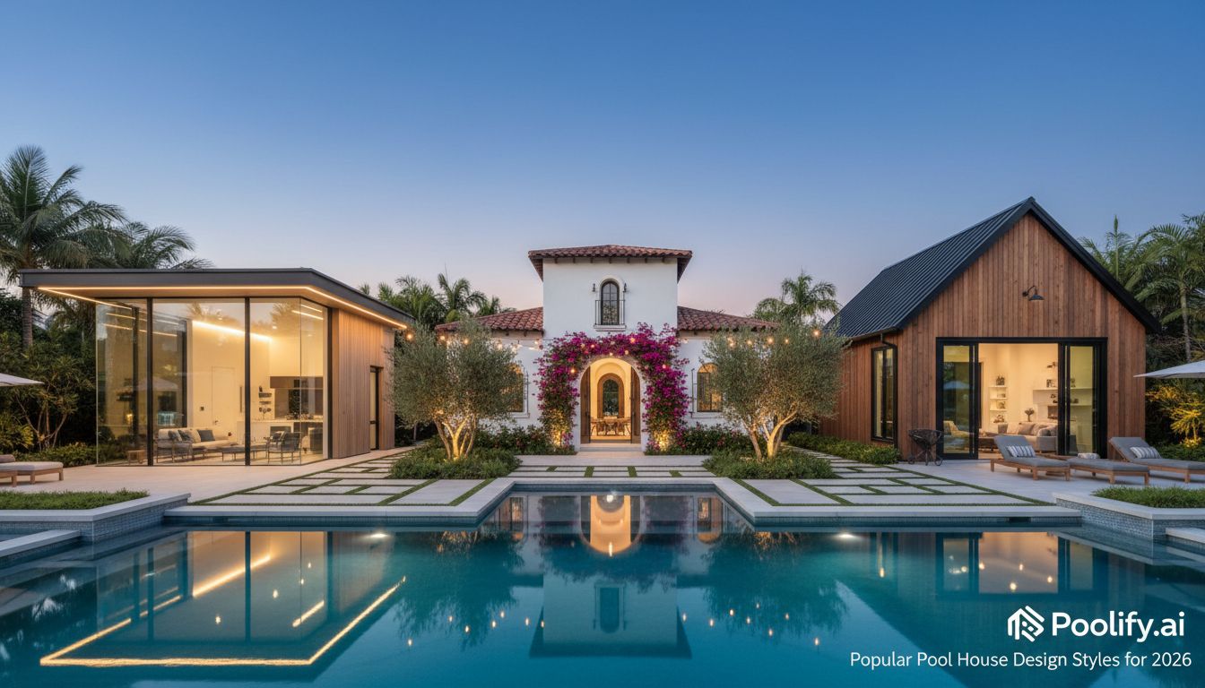 Popular Pool House Design Styles for 2026 - pool house designs