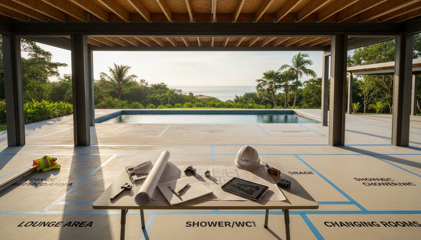 Layout Planning for Pool House Designs - pool house designs