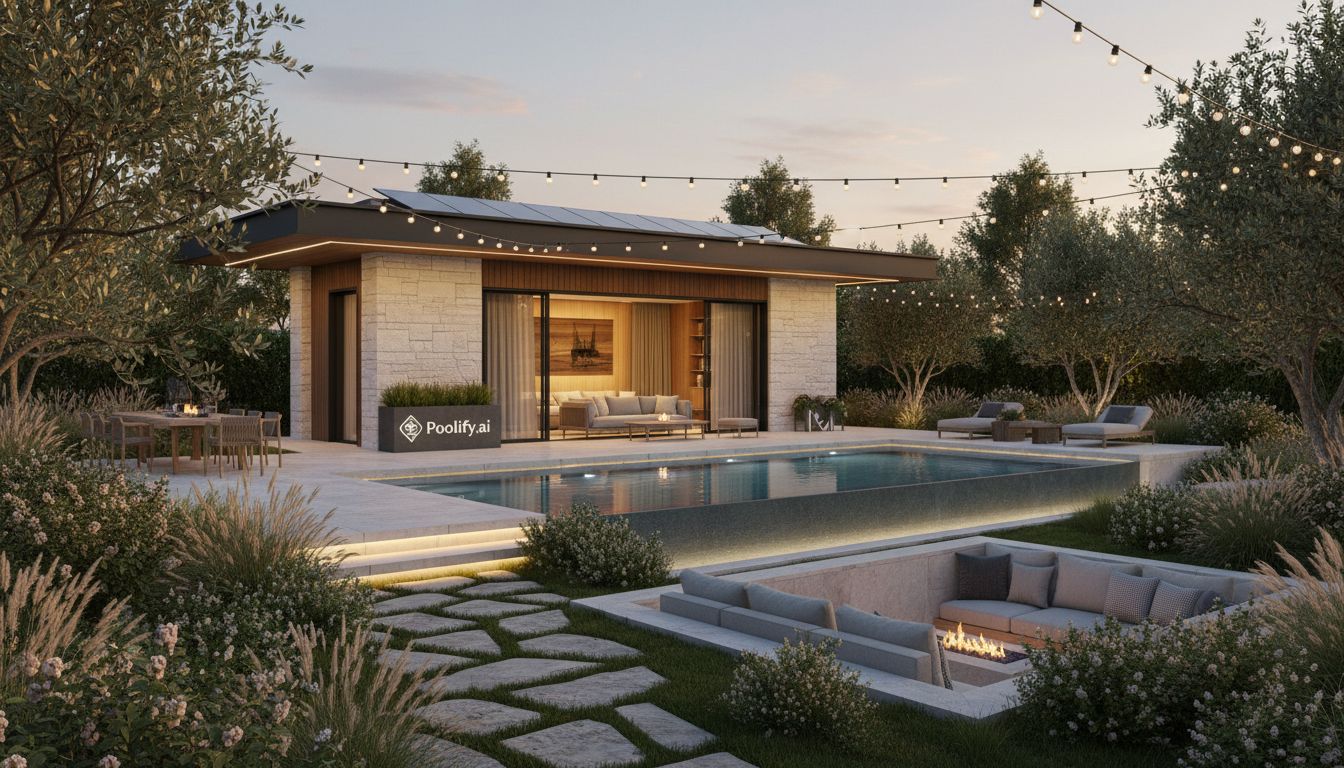 Landscaping and Outdoor Integration - pool house designs