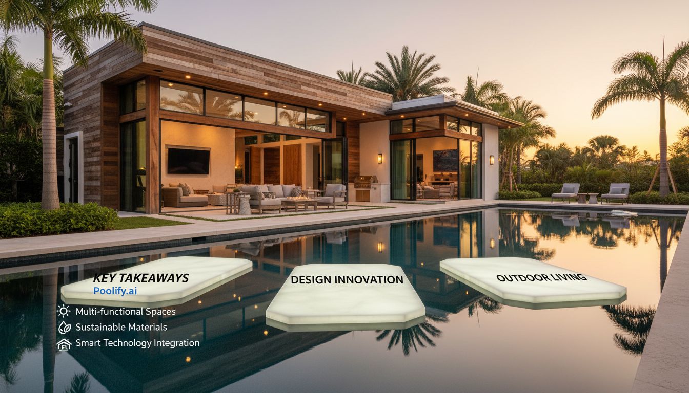 Key Takeaways - pool house designs