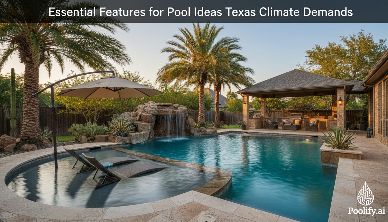 Essential Features for Pool Ideas Texas Climate Demands - pool ideas texas