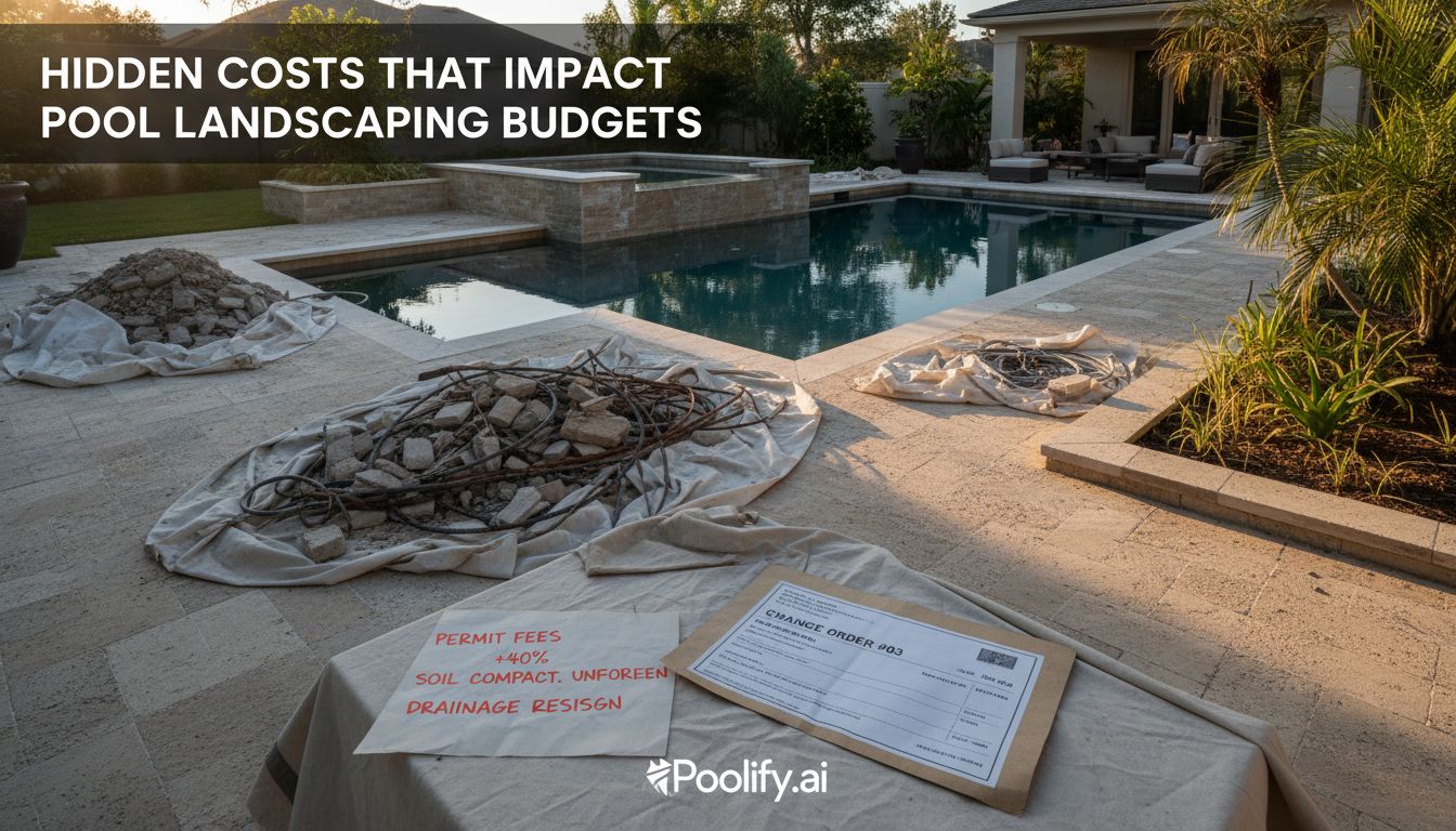 Hidden Costs That Impact Pool Landscaping Budgets - pool landscaping cost