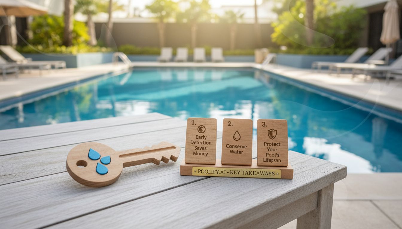 Key Takeaways - pool leak detection