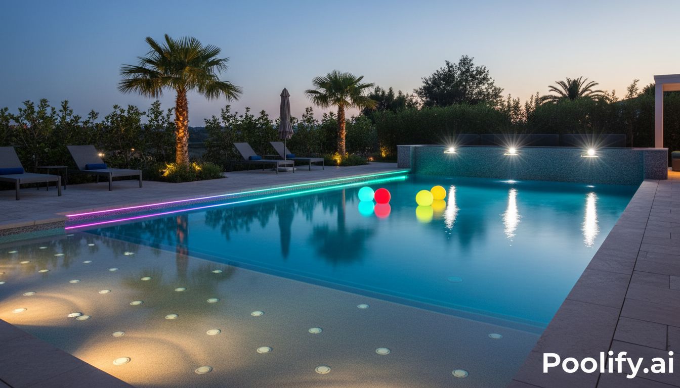Types of Pool LED Lighting Systems - pool led lighting guide
