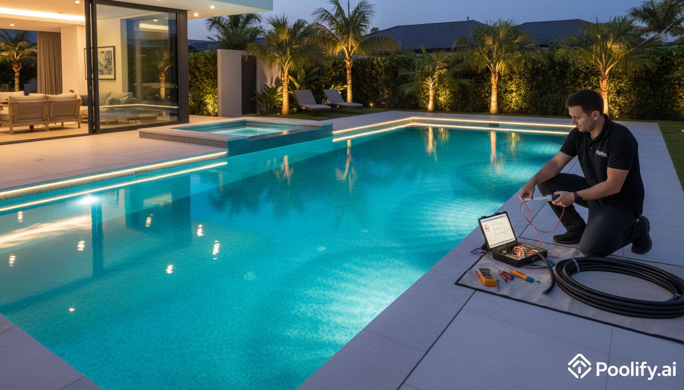 Installation Considerations for Pool LED Lighting - pool led lighting guide