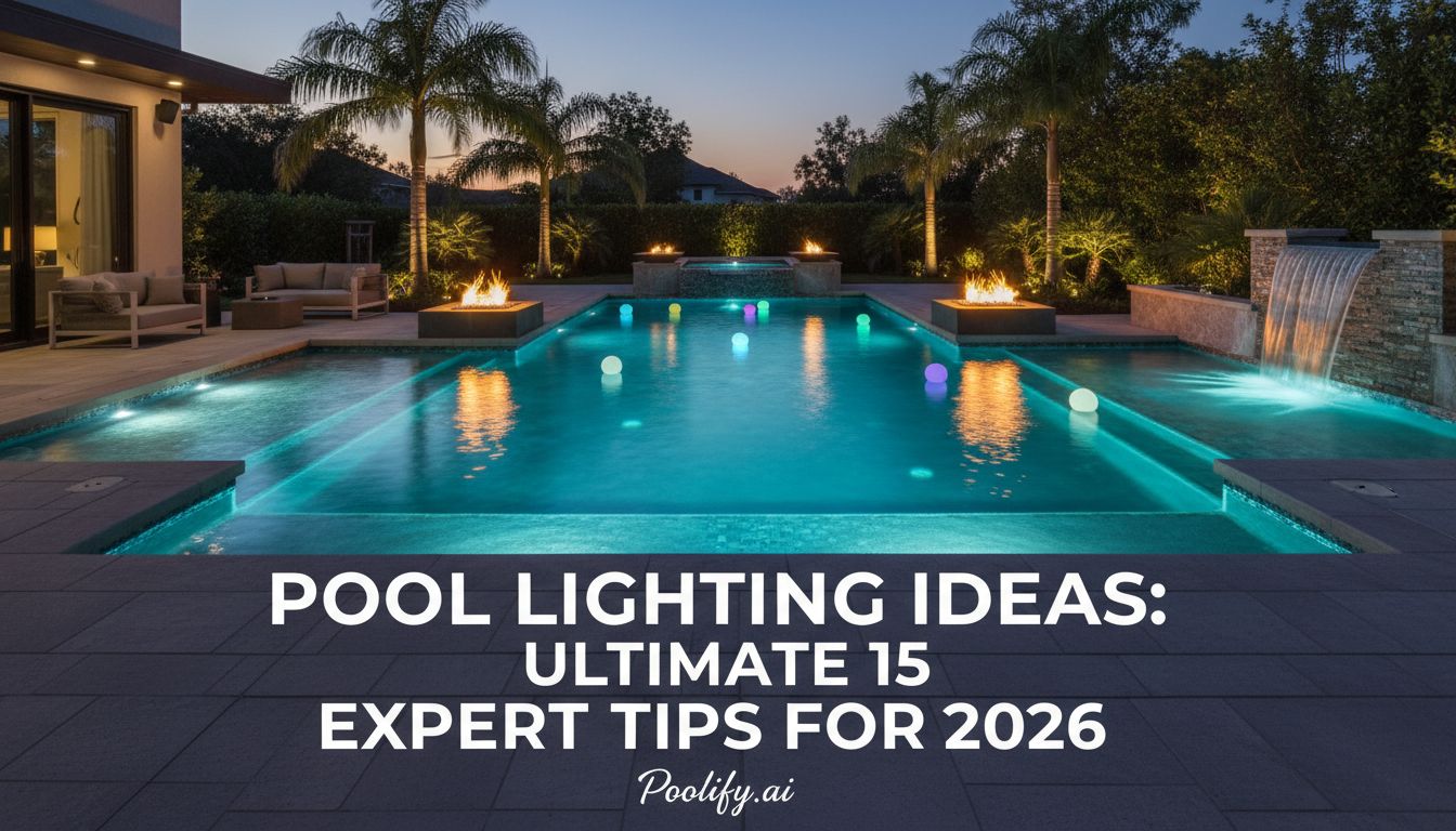 pool lighting ideas