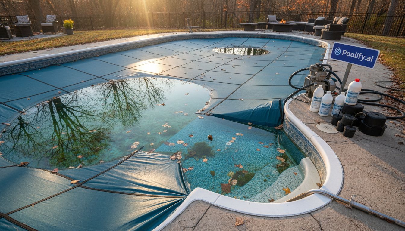 Seasonal Pool Liner Problems and Winterization - pool liner problems