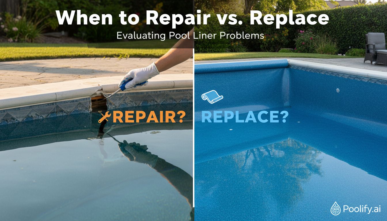 When to Repair vs. Replace: Evaluating Pool Liner Problems - pool liner problems